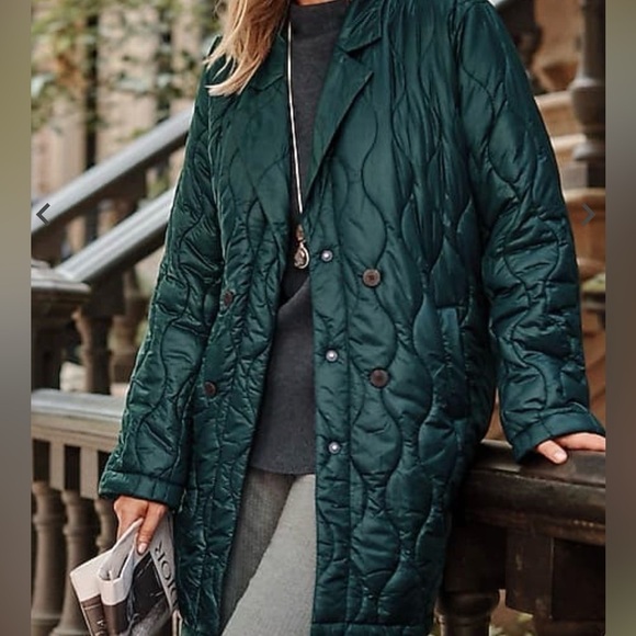 J. Jill Jackets & Blazers - J. Jill Quilted Puffer Coat
